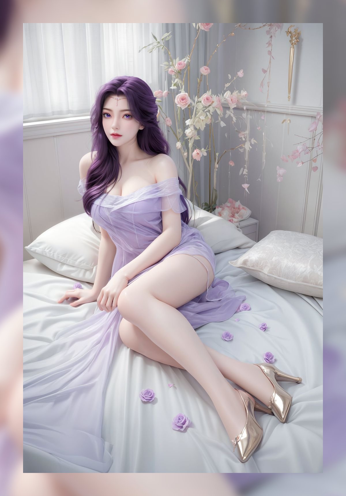 国潮性感完美世界云曦超清4k图包壁纸