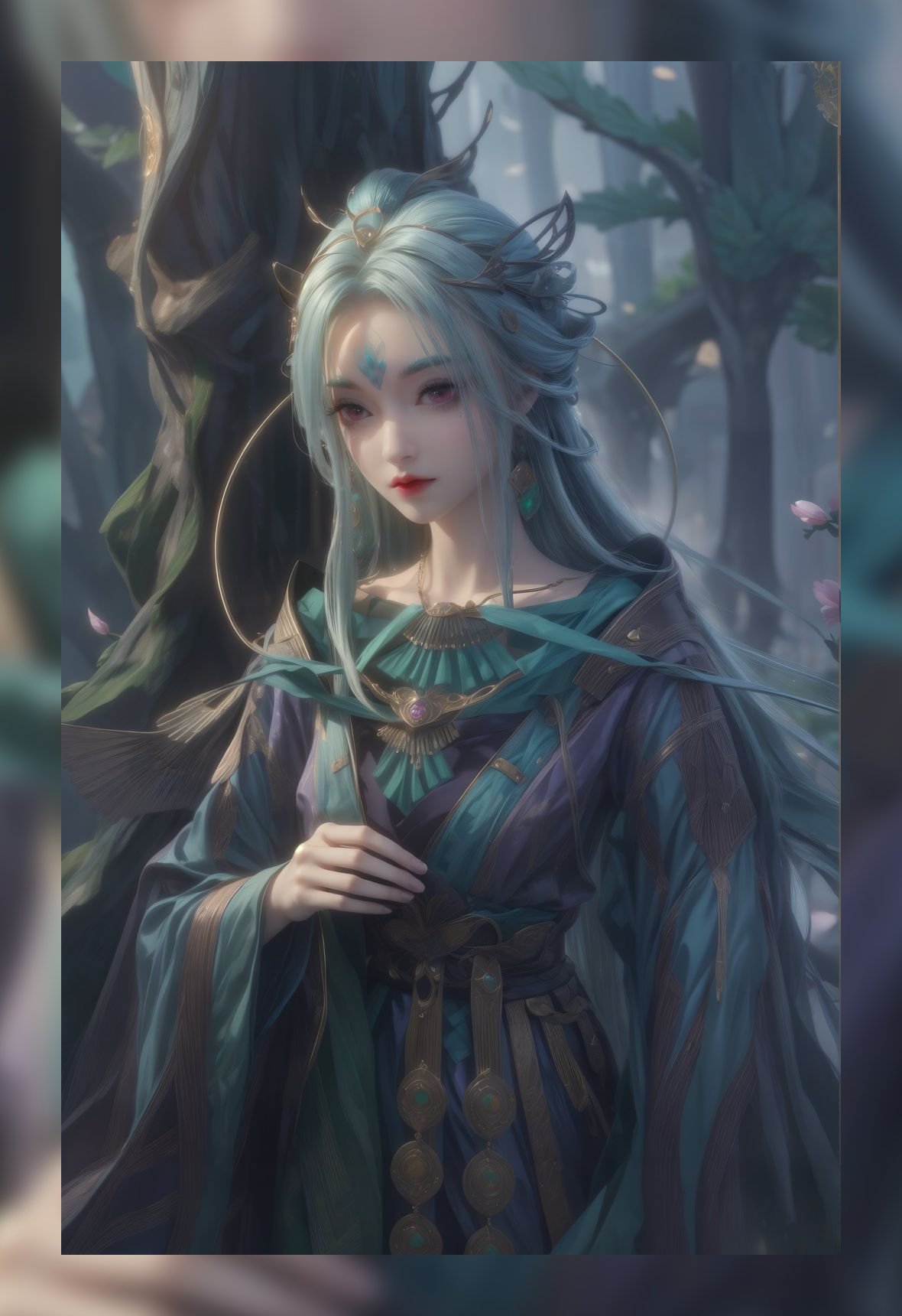 高品质ai女生眷思量奉眠精美4k壁纸打包