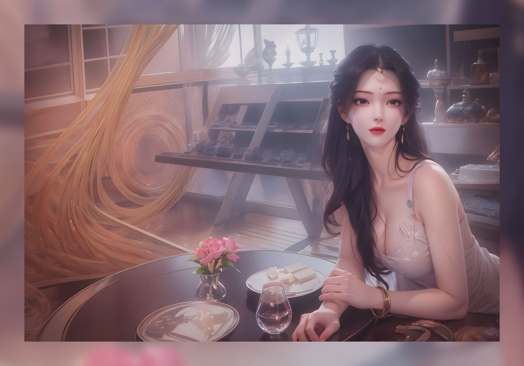 火爆建模身材完美世界柳神高清4k壁纸下载