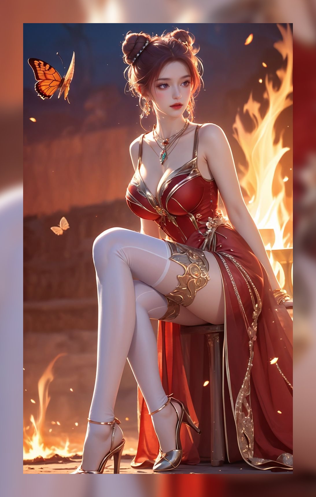 炸裂的ai绘画绝世唐门马小桃高分辨率8k下载打包