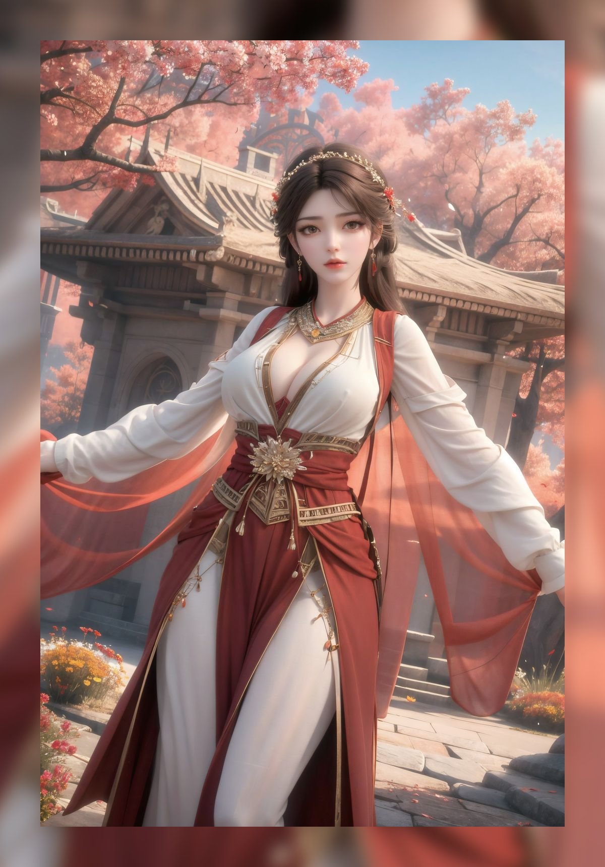 高品质ai素材完美世界火灵儿高质量6k压缩打包