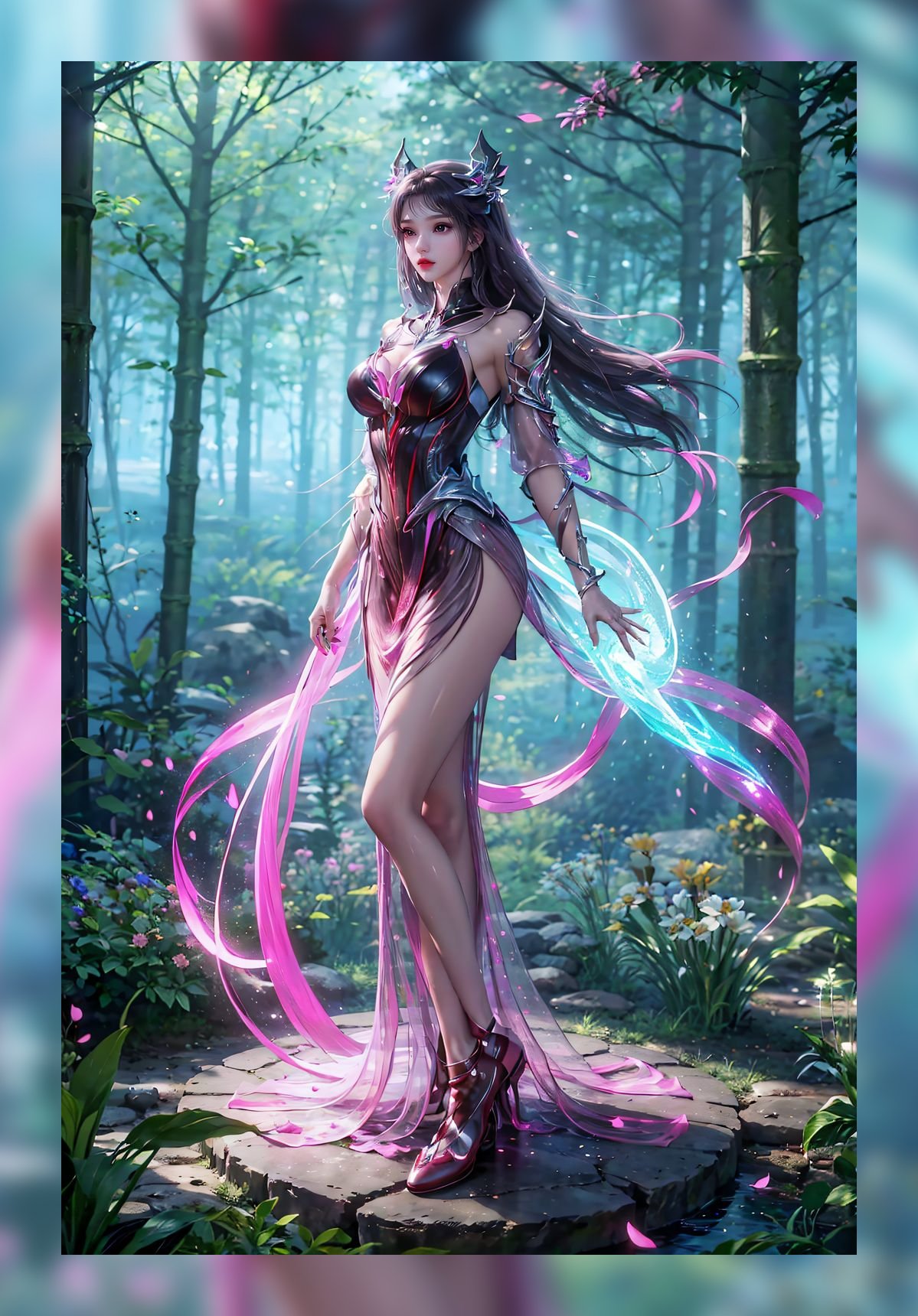 优秀的素材斗罗大陆朱竹清超清8k图包壁纸