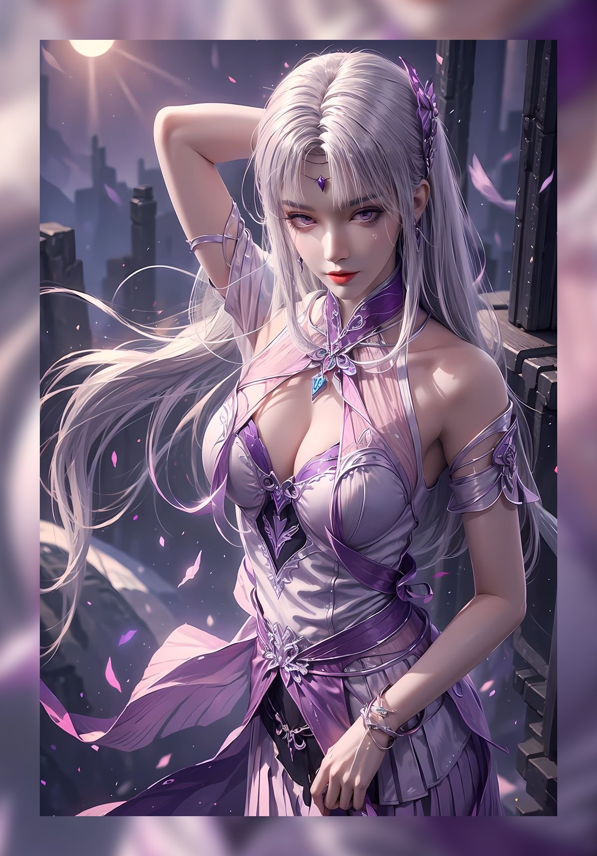 炸裂的ai桌面斗破苍穹小医仙高分辨率8k图包下载