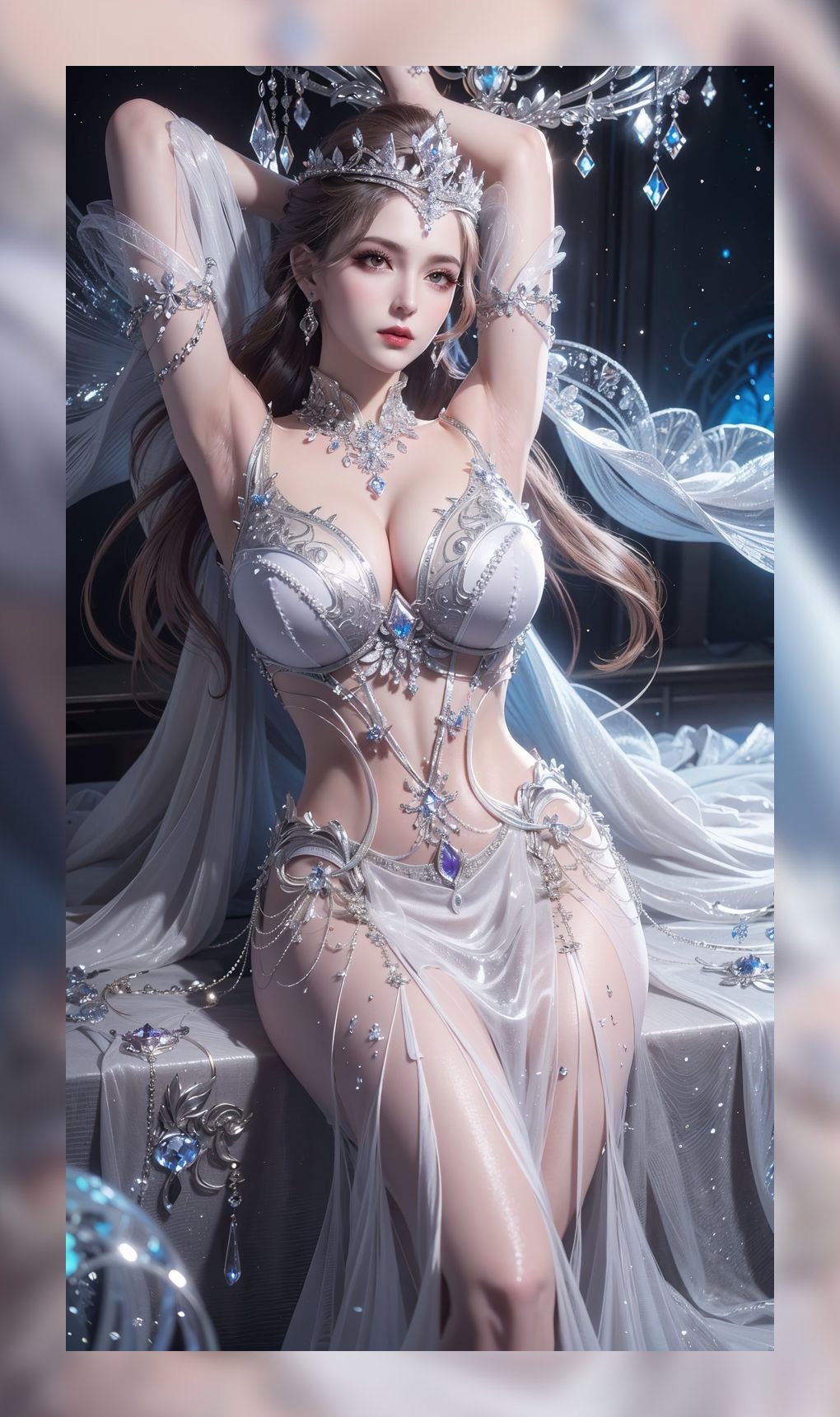 优秀的ai女生斗罗大陆比比东超清晰4k壁纸打包