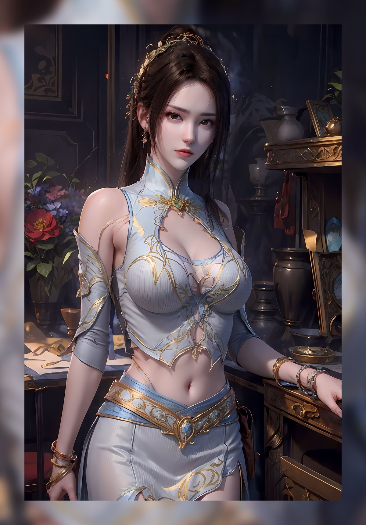 国风ai桌布斗破苍穹纳兰嫣然超清晰8k压缩包下载