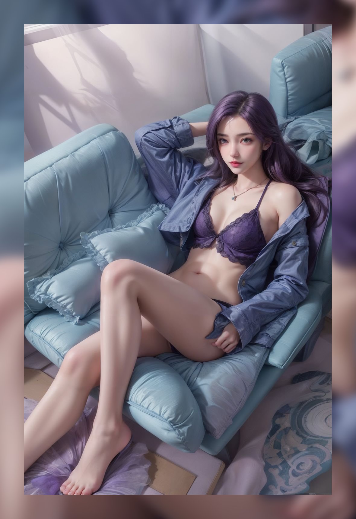 优秀的ai生成完美世界云曦精美6k图包壁纸