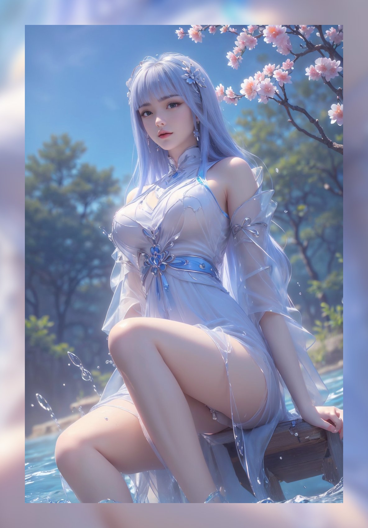 国潮ai绘画百炼成神宁雨蝶高质量4k壁纸打包