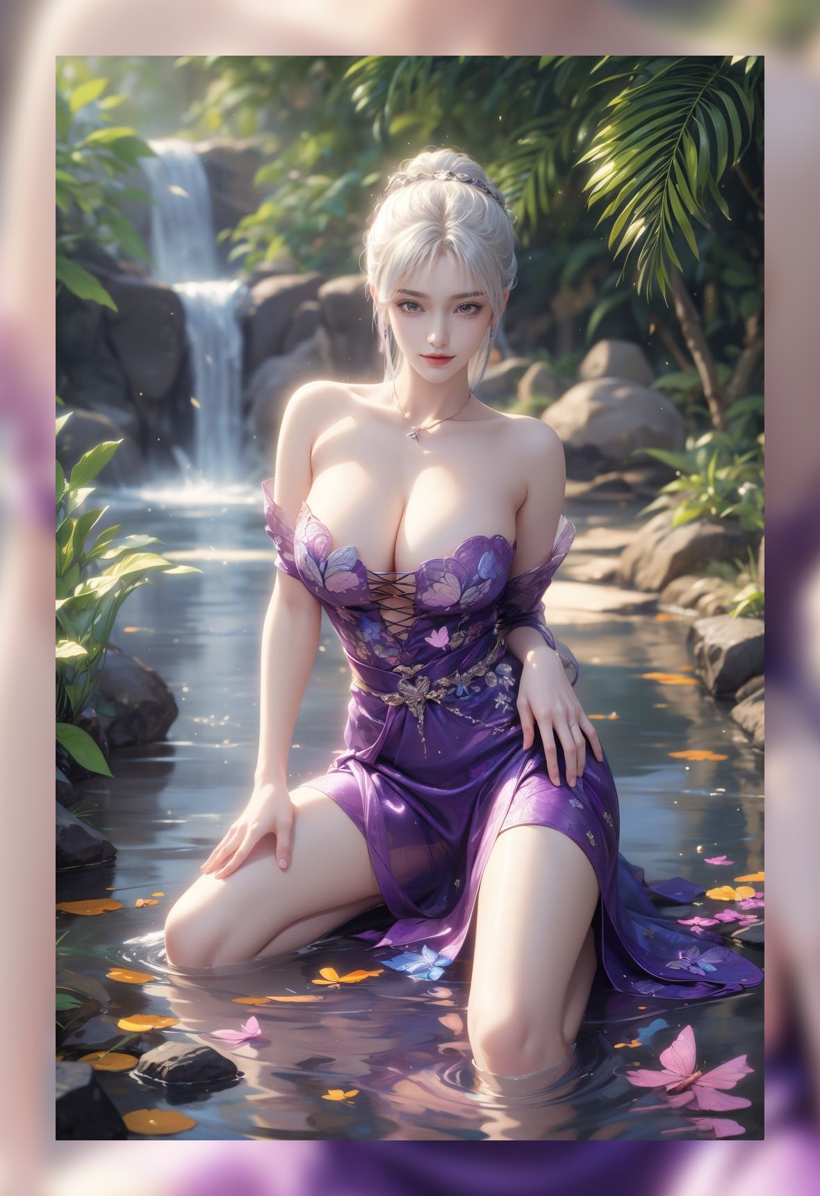 最新ai作品斗破苍穹小医仙4k壁纸下载