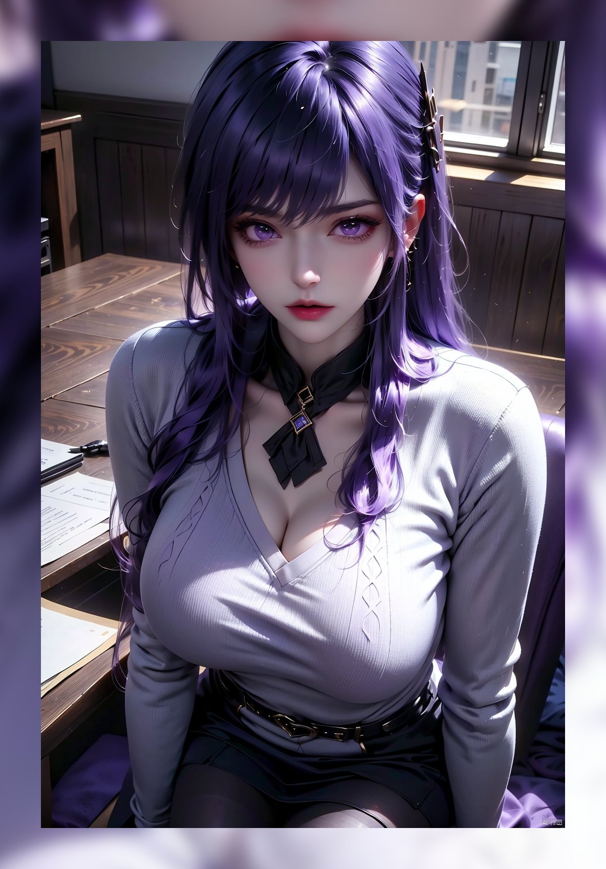 精致ai桌面神印王座圣采儿8k打包壁纸