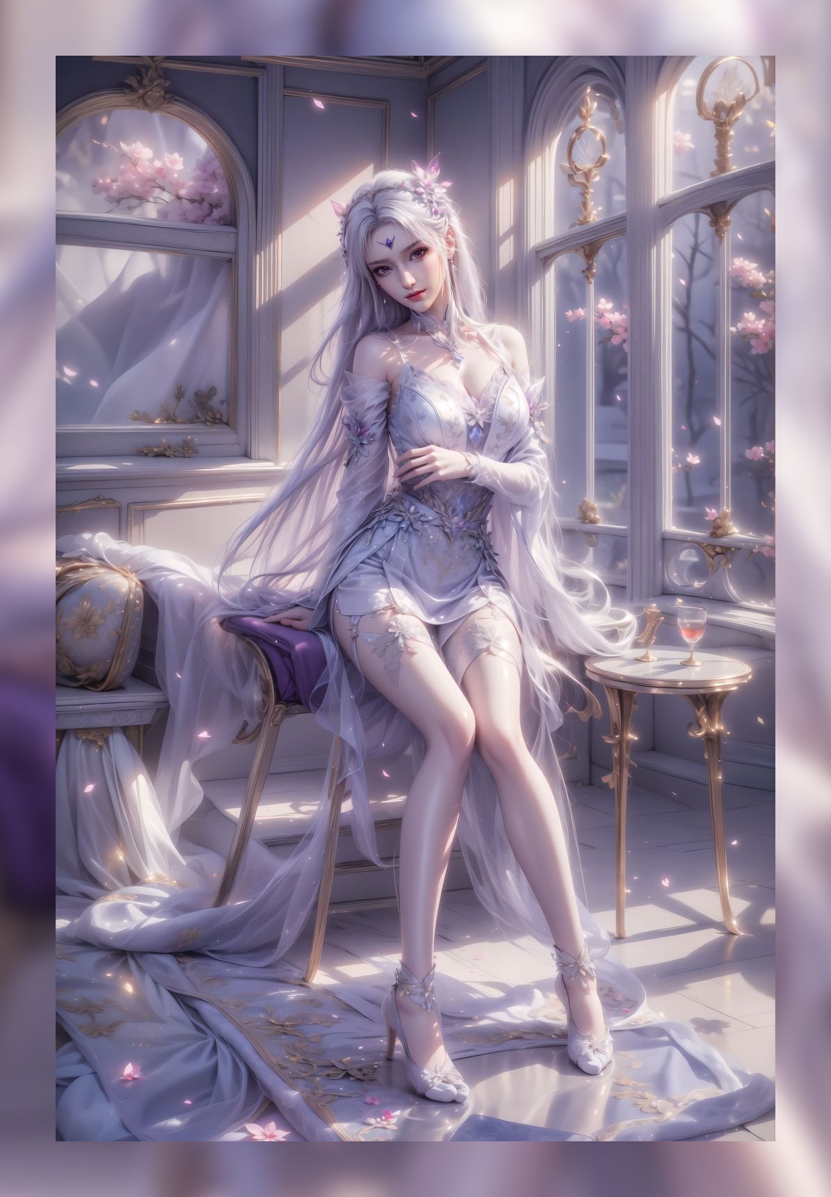 最新ai桌面斗破苍穹小医仙高质量8k打包壁纸