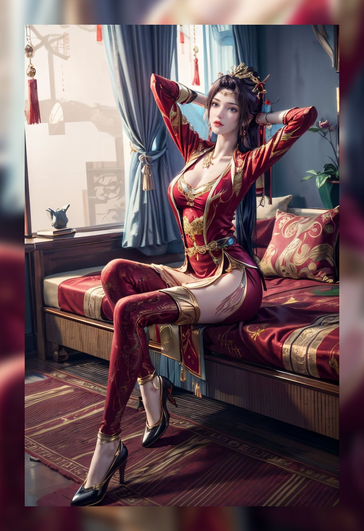 炫酷的ai女神斗破苍穹云韵高质量4k图包下载