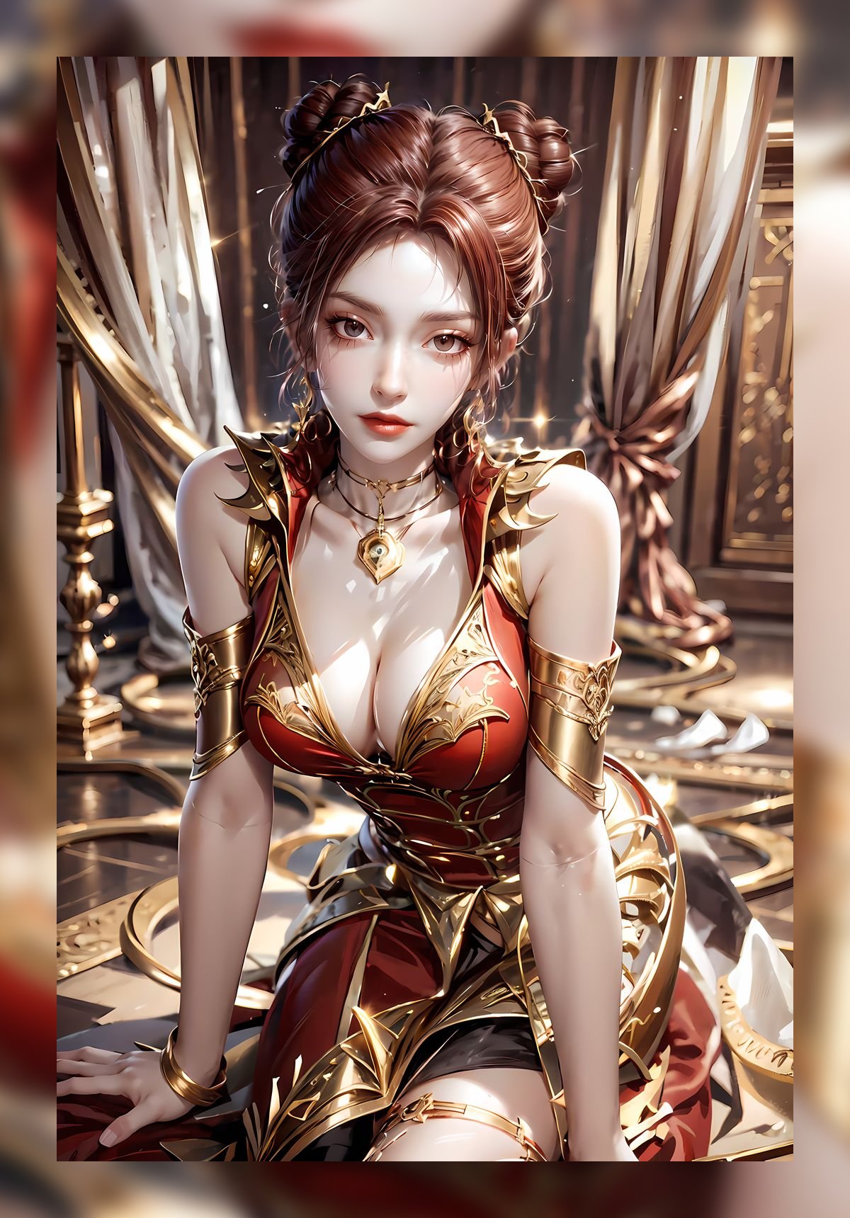 优秀的ai壁纸绝世唐门马小桃高质量8k打包壁纸