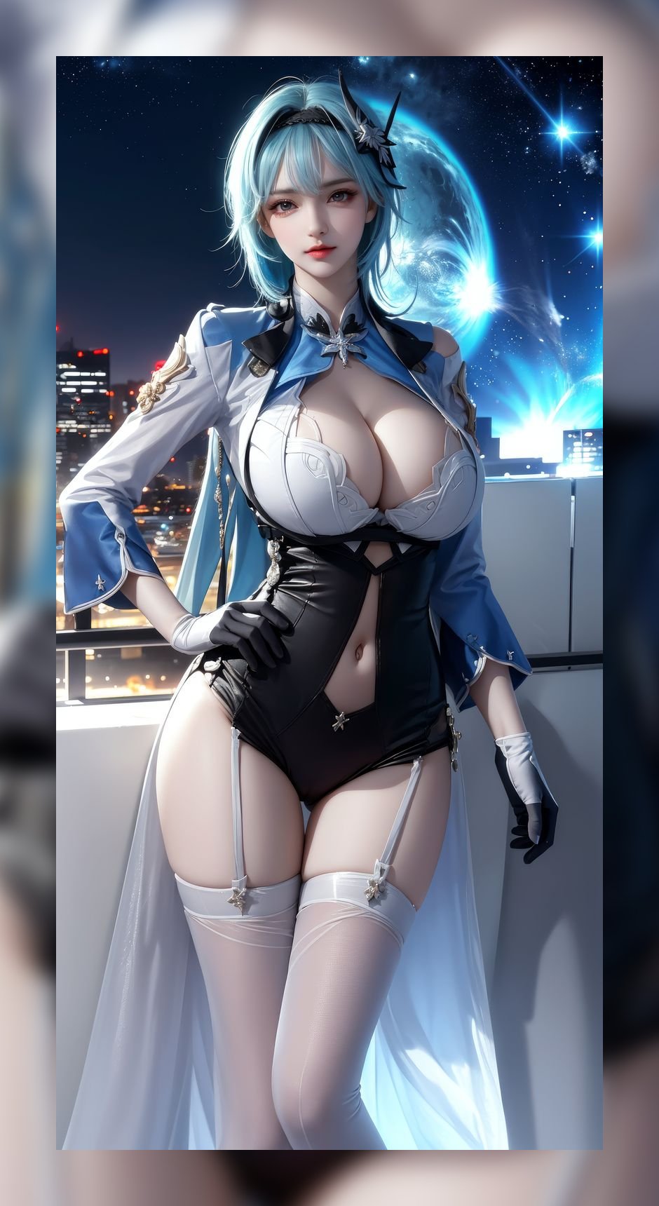 精美的ai美女原神优菈超清4k整理合集