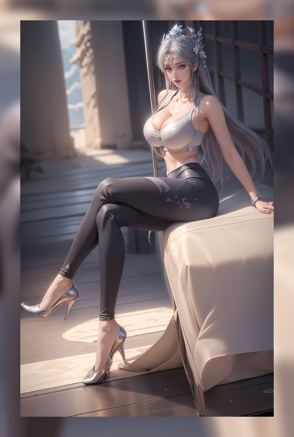精美的ai美女百炼成神宁雨蝶精美8k壁纸打包