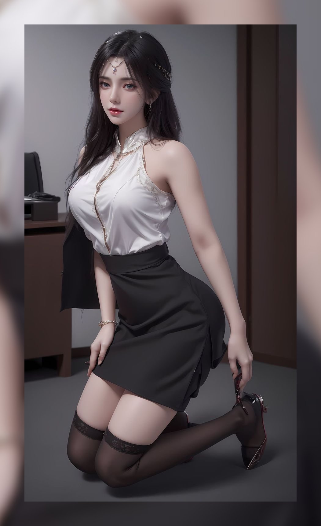 精致ai女生完美世界云曦高分辨率4k图包打包