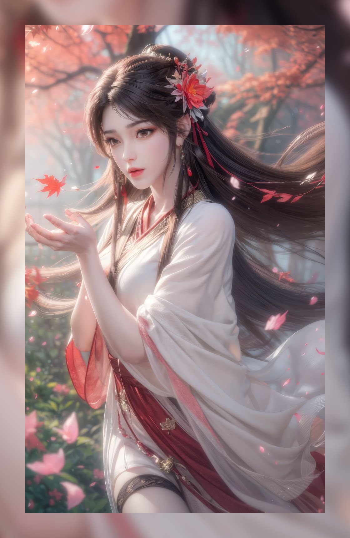 最新ai桌布完美世界火灵儿超清晰6k打包壁纸