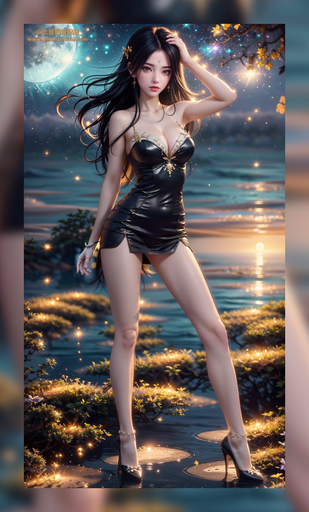 精致ai桌布完美世界月婵6k图包下载