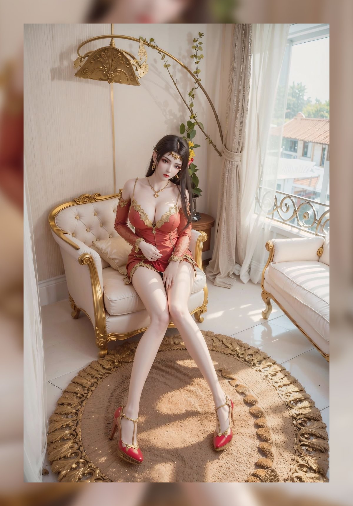 高品质ai绘画斗破苍穹美杜莎高清8k图包壁纸