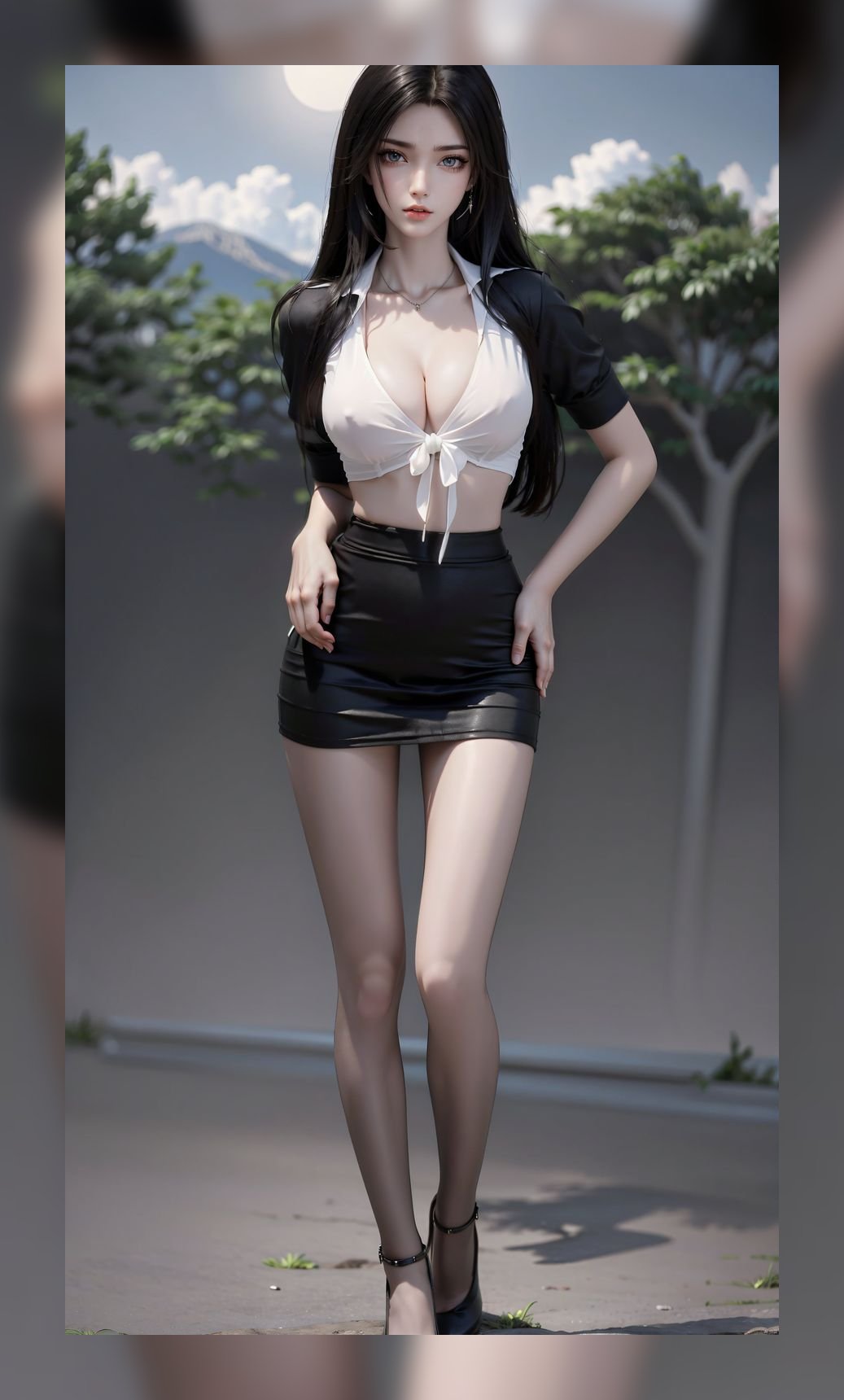 热门ai女神诛仙陆雪琪精美8k图包壁纸