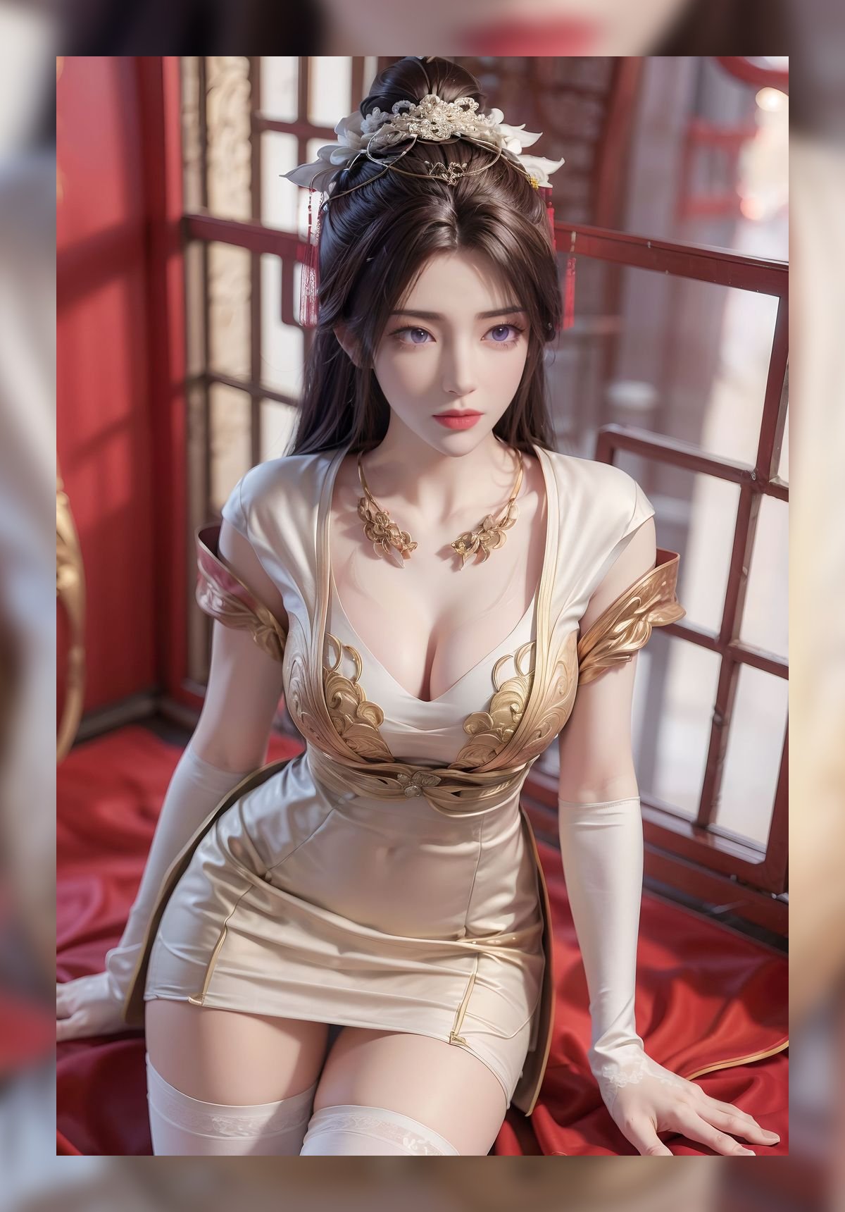 炸裂的ai绘画完美世界月婵优质6k合集壁纸