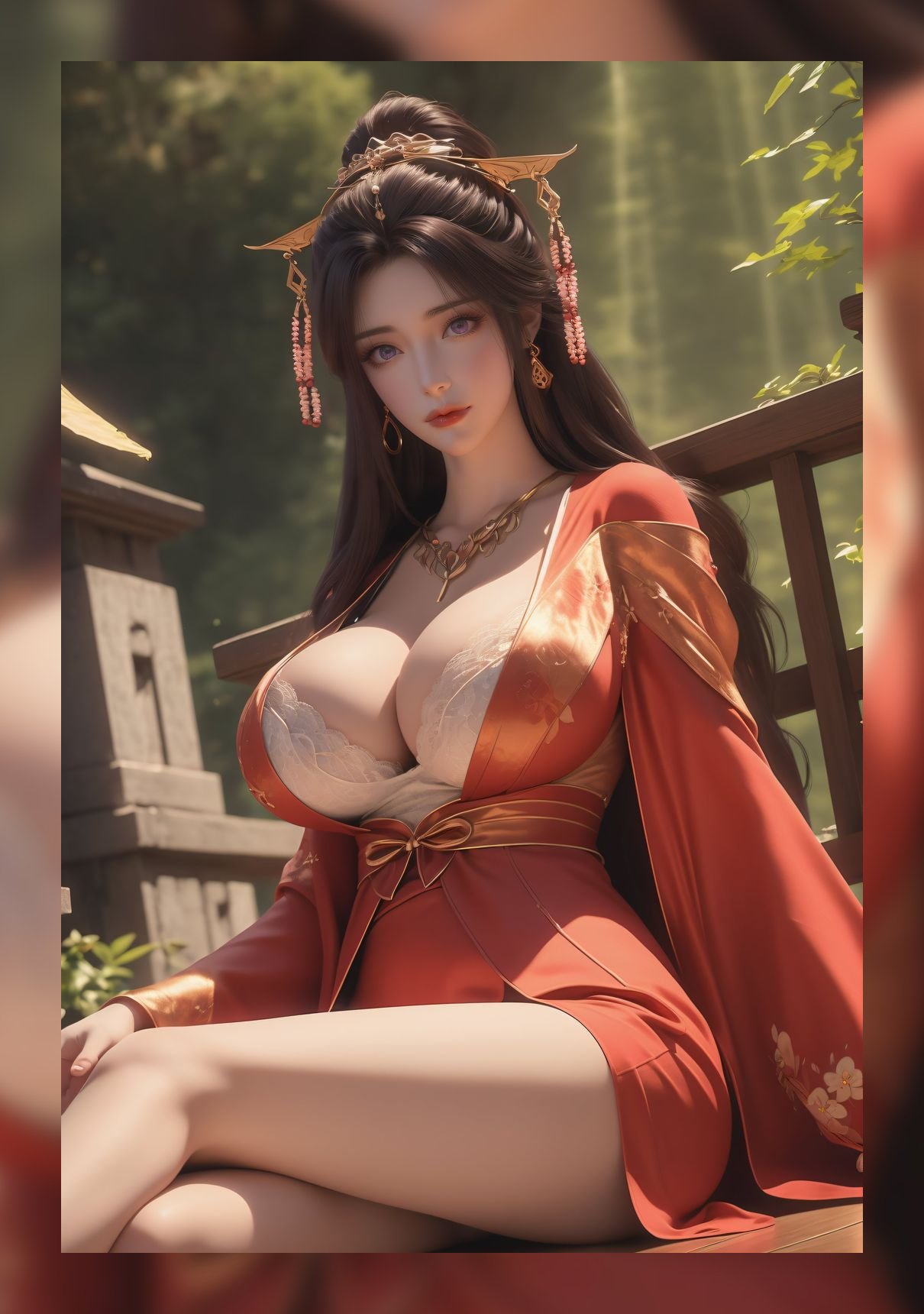 国风建模脸完美世界月婵4k整理打包