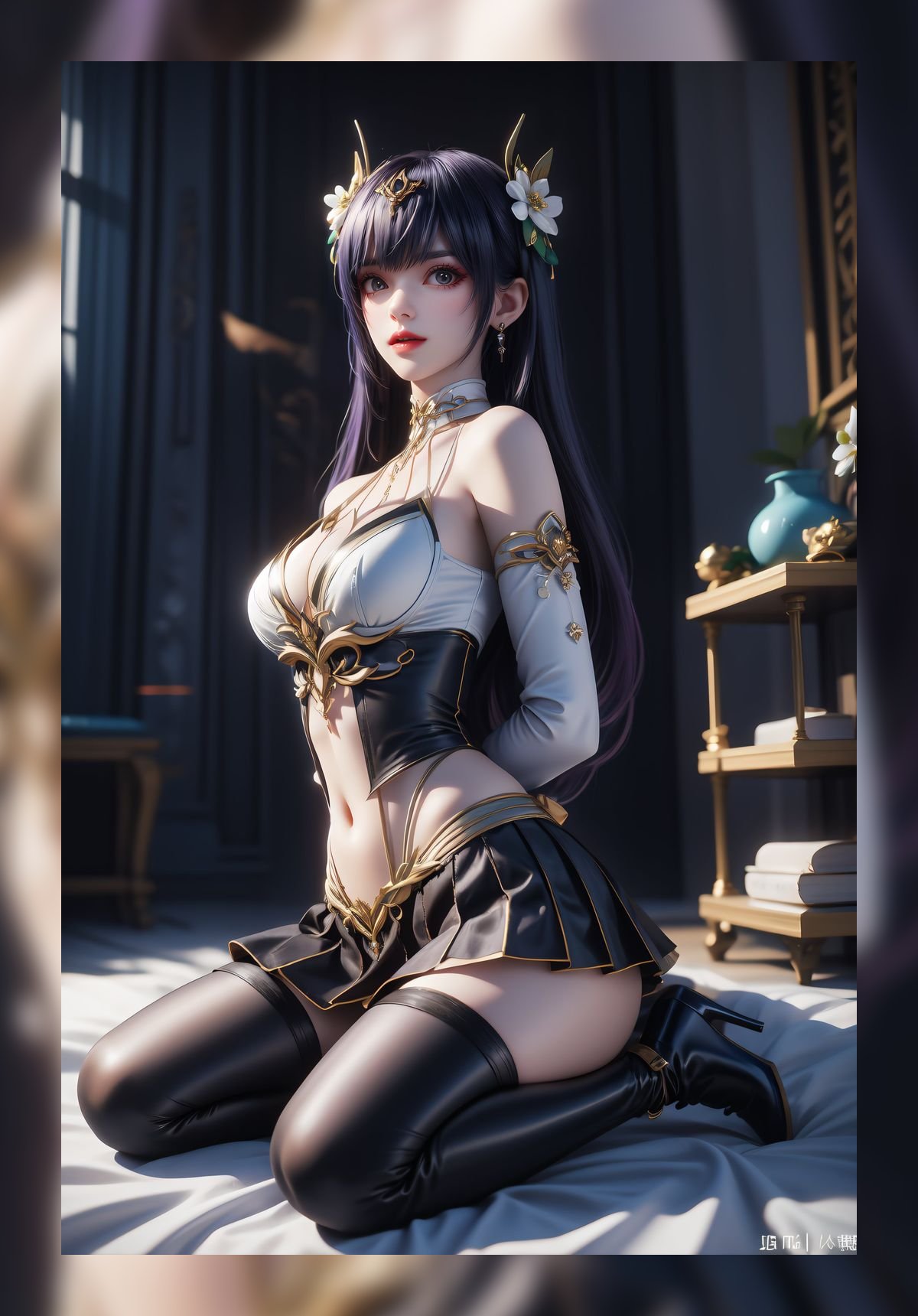 炸裂的建模身材神印王座枫玲儿超清晰6k图包壁纸