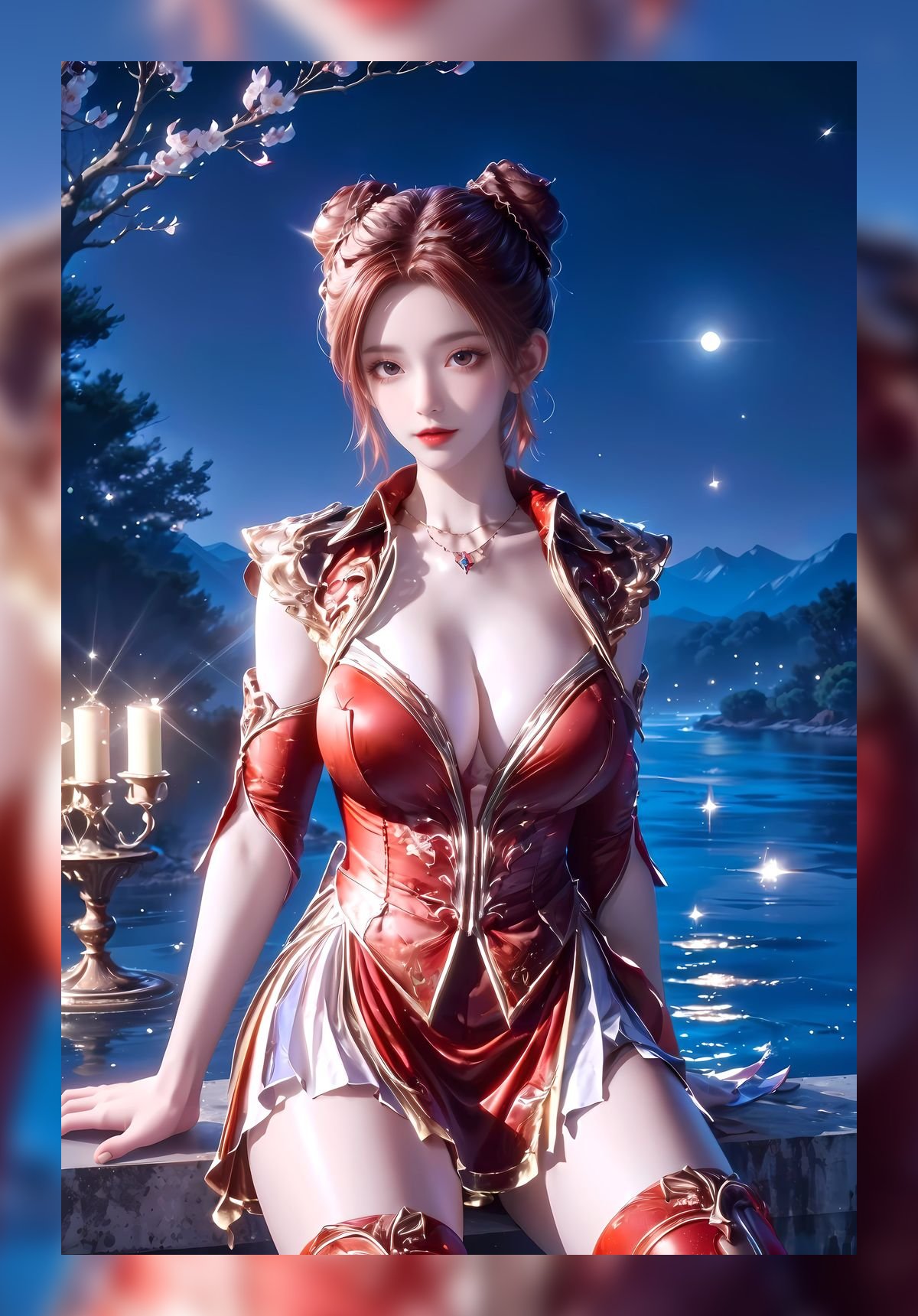 精致ai桌面绝世唐门马小桃超清8k打包壁纸