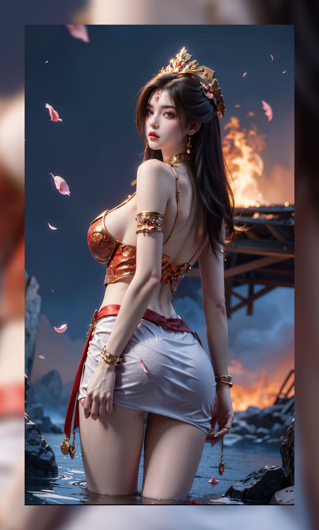 炫酷的建模身材斗破苍穹美杜莎超清6k图包下载