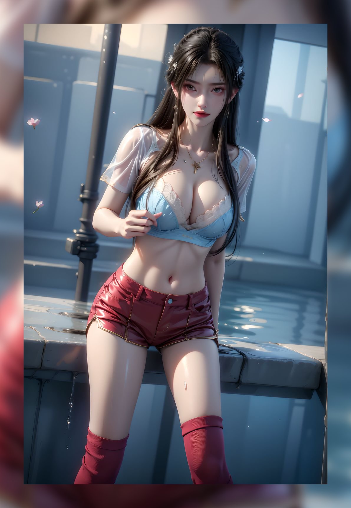 炸裂的ai女生完美世界清漪高分辨率4k图包打包