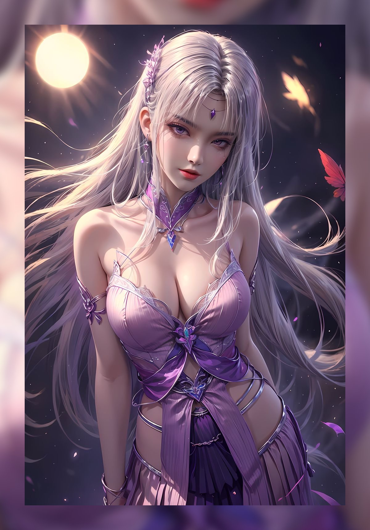 最新ai绘画斗破苍穹小医仙高质量4k壁纸网盘下载