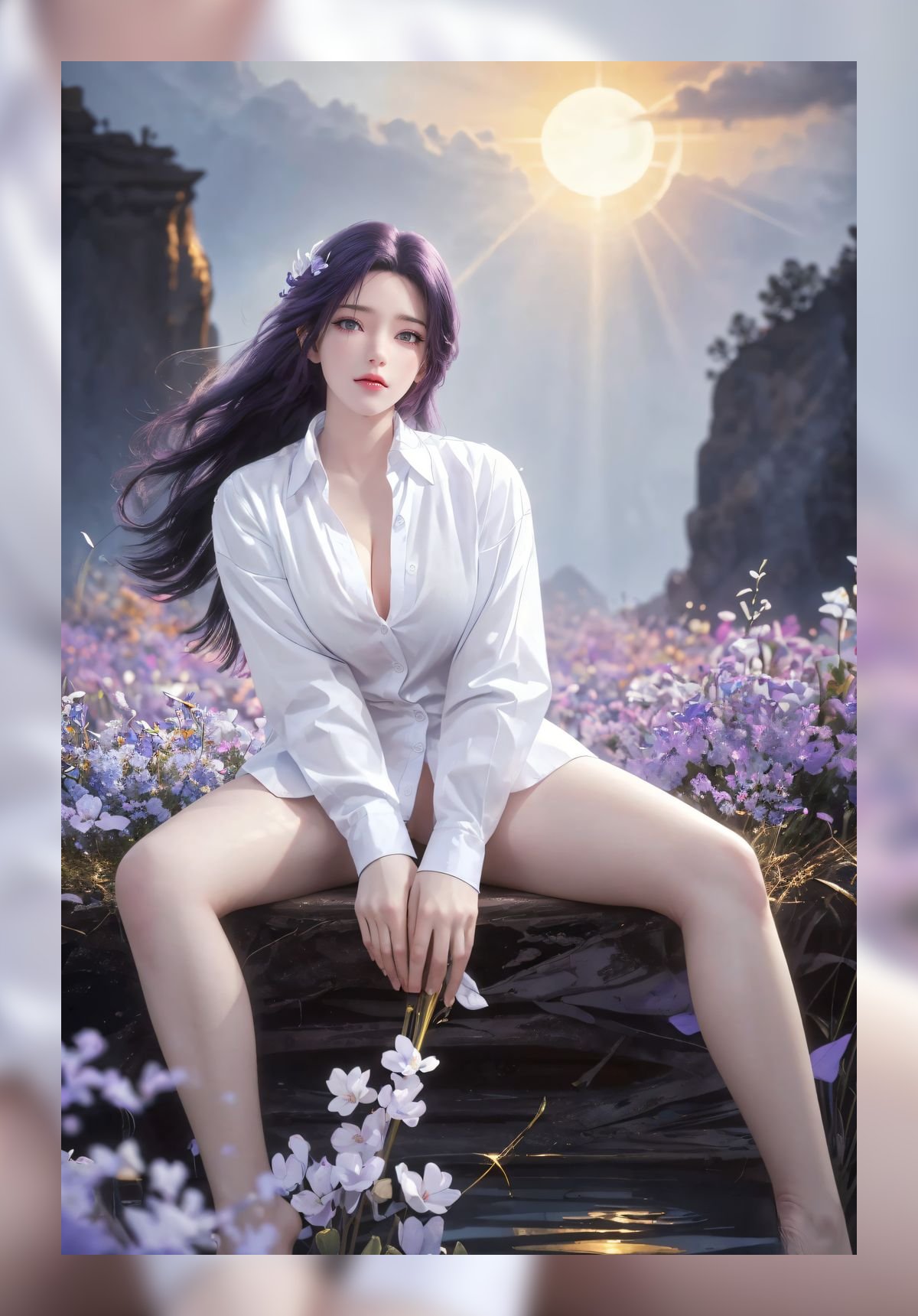 炸裂的ai女生完美世界云曦6k图包下载