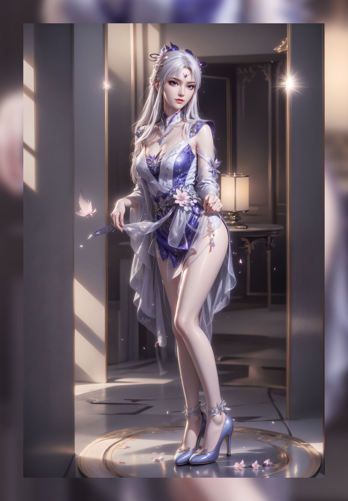 优秀的ai素材斗破苍穹小医仙精美4k壁纸打包