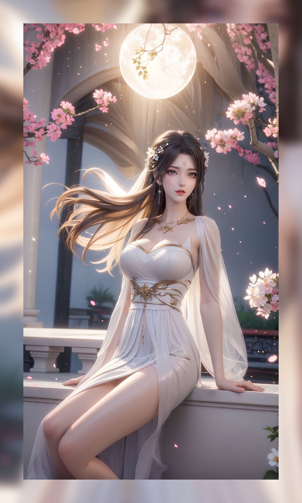 高品质ai素材完美世界清漪高质量6k壁纸下载