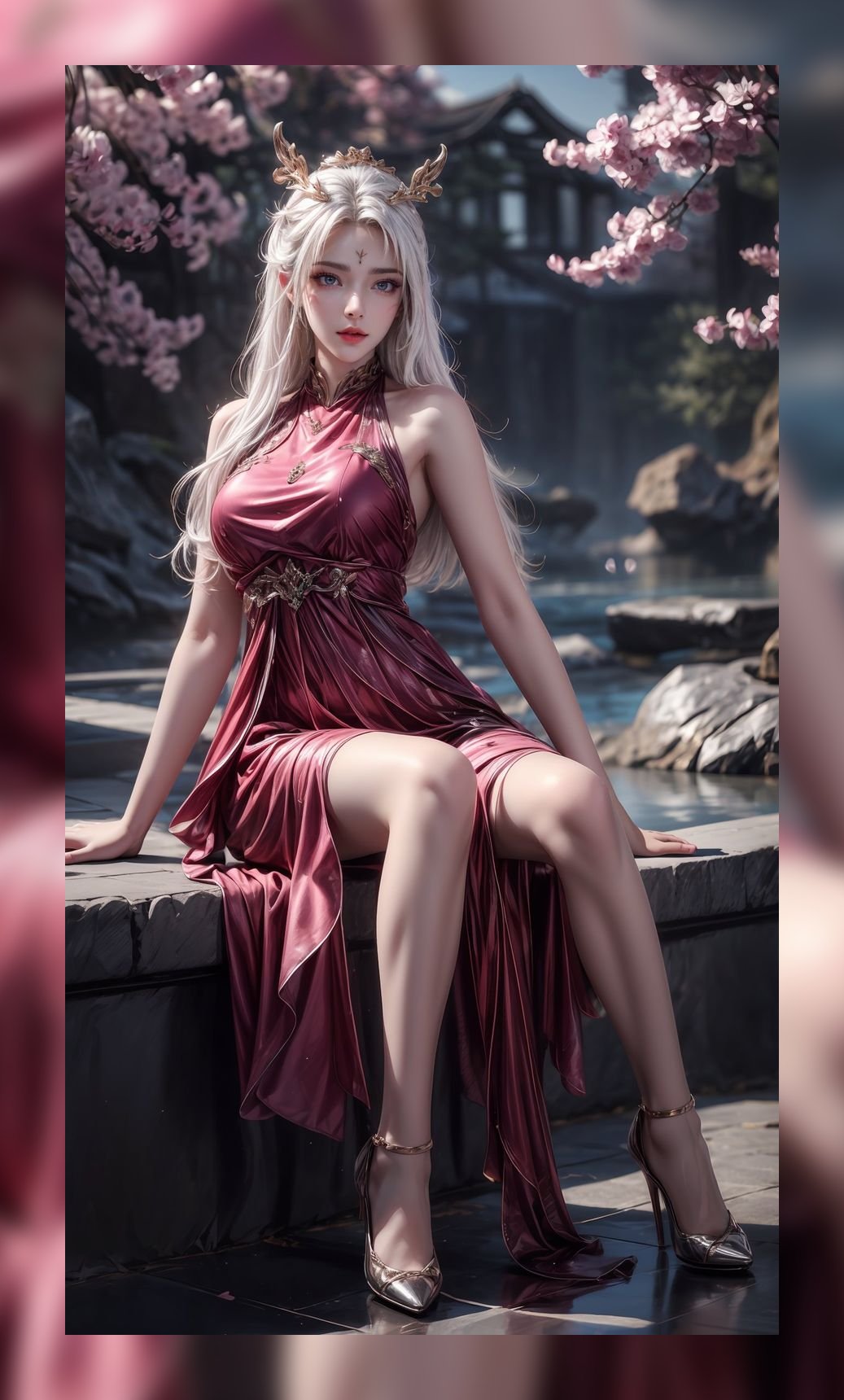 火热ai素材完美世界天狐仙子高清8k壁纸打包