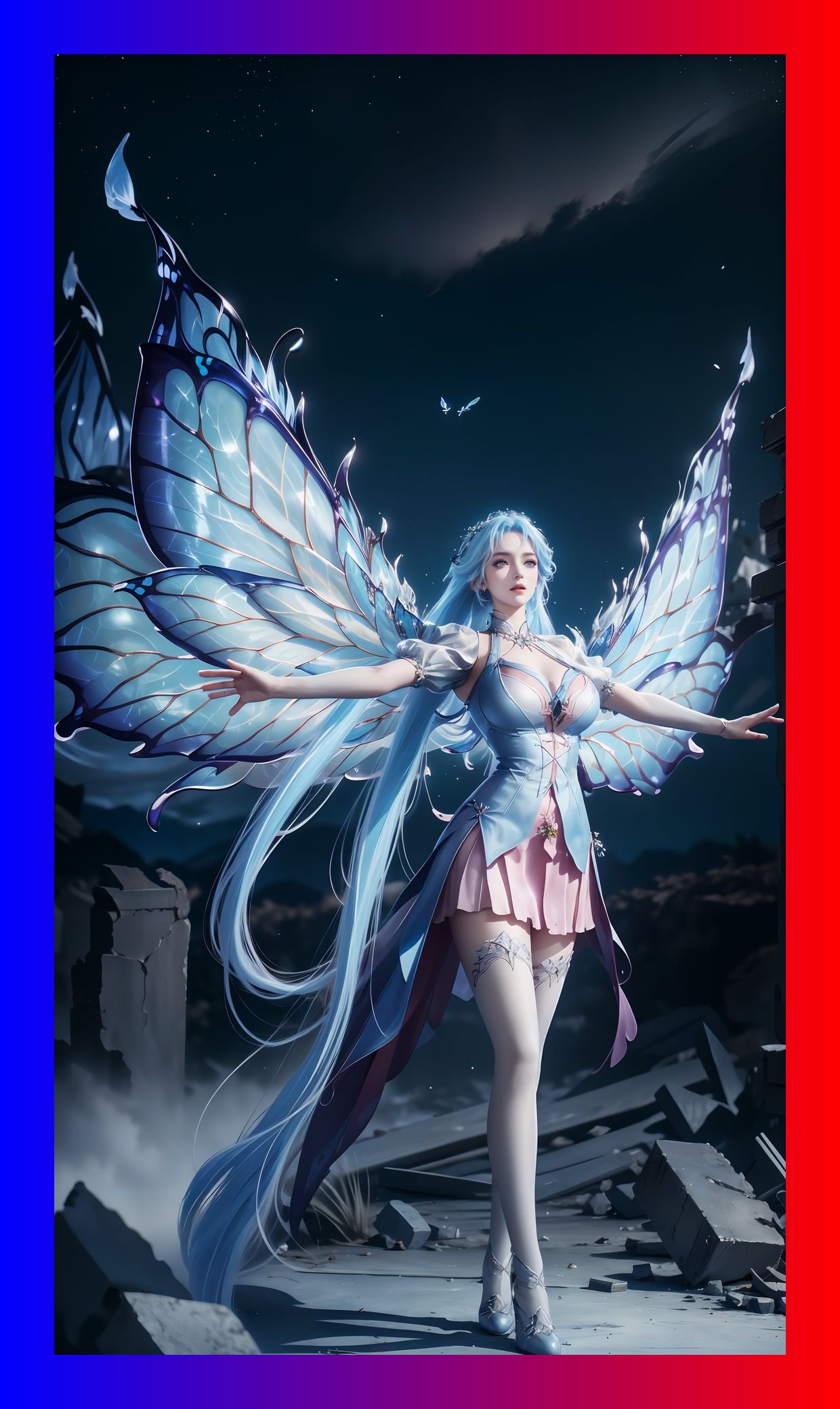 炫酷的ai壁纸绝世唐门唐舞桐高分辨率8k压缩包下载