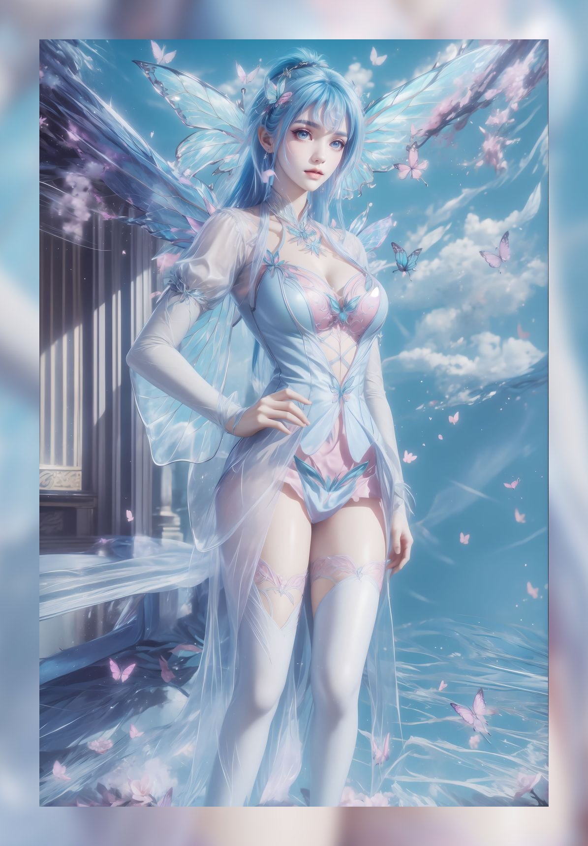 新出炉ai生成绝世唐门唐舞桐精美8k图包下载