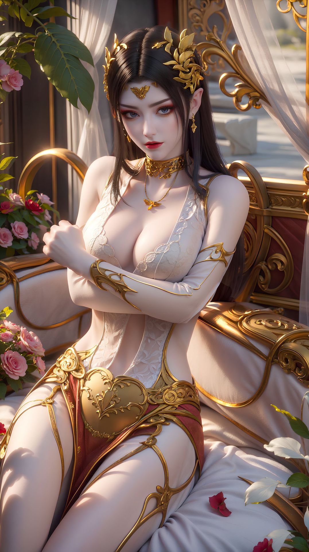 炸裂的ai绘画斗破苍穹美杜莎超清晰6k打包下载
