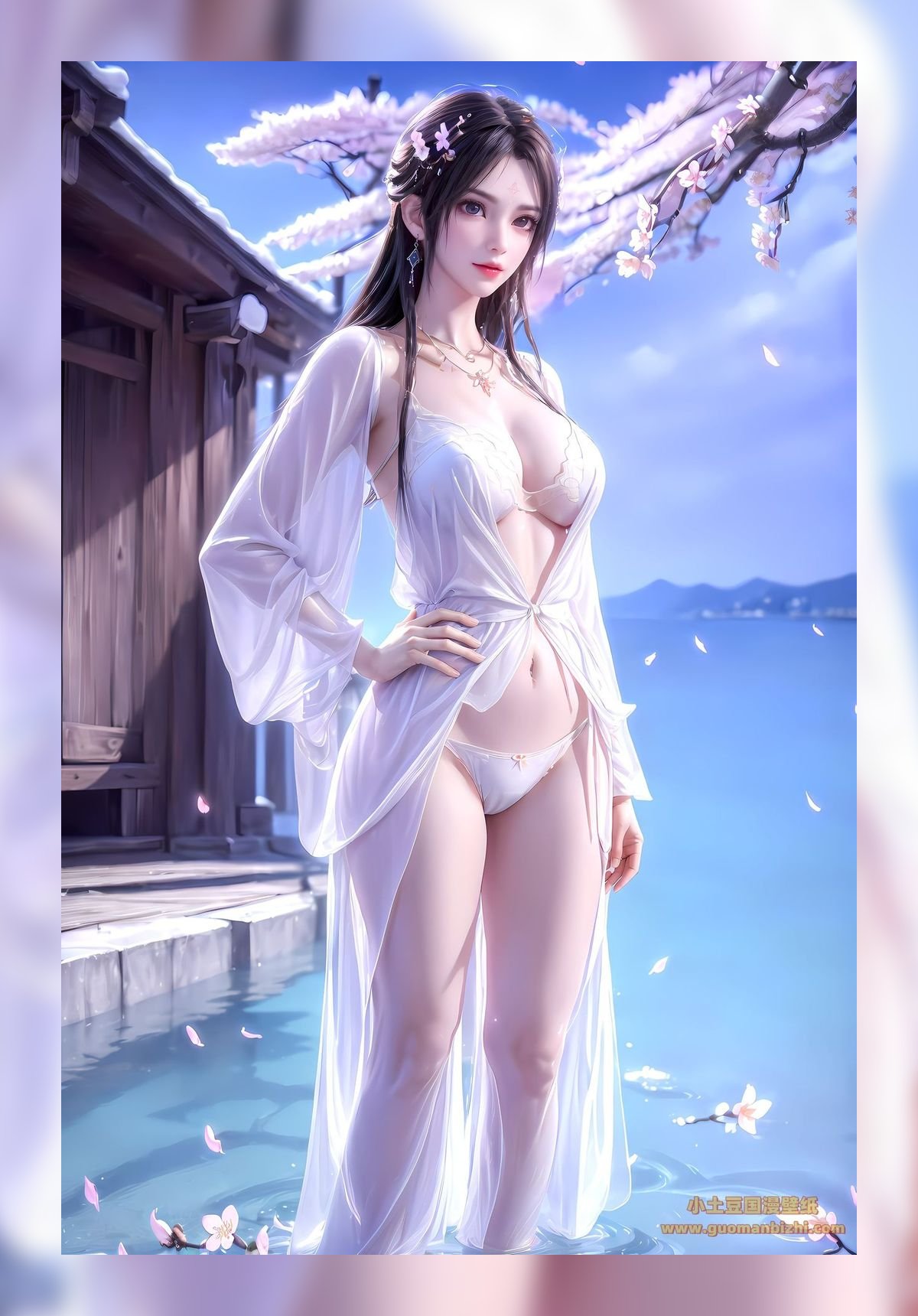 最新ai绘画完美世界清漪超清晰6k壁纸下载