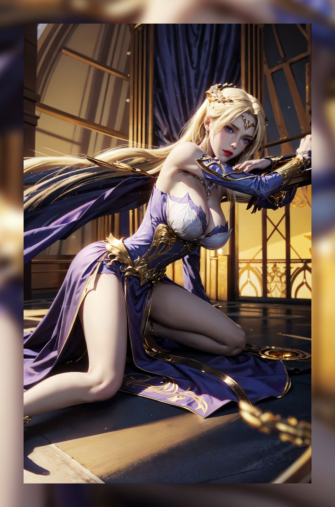 炫酷的ai素材斗罗大陆千仞雪高质量8k图包下载