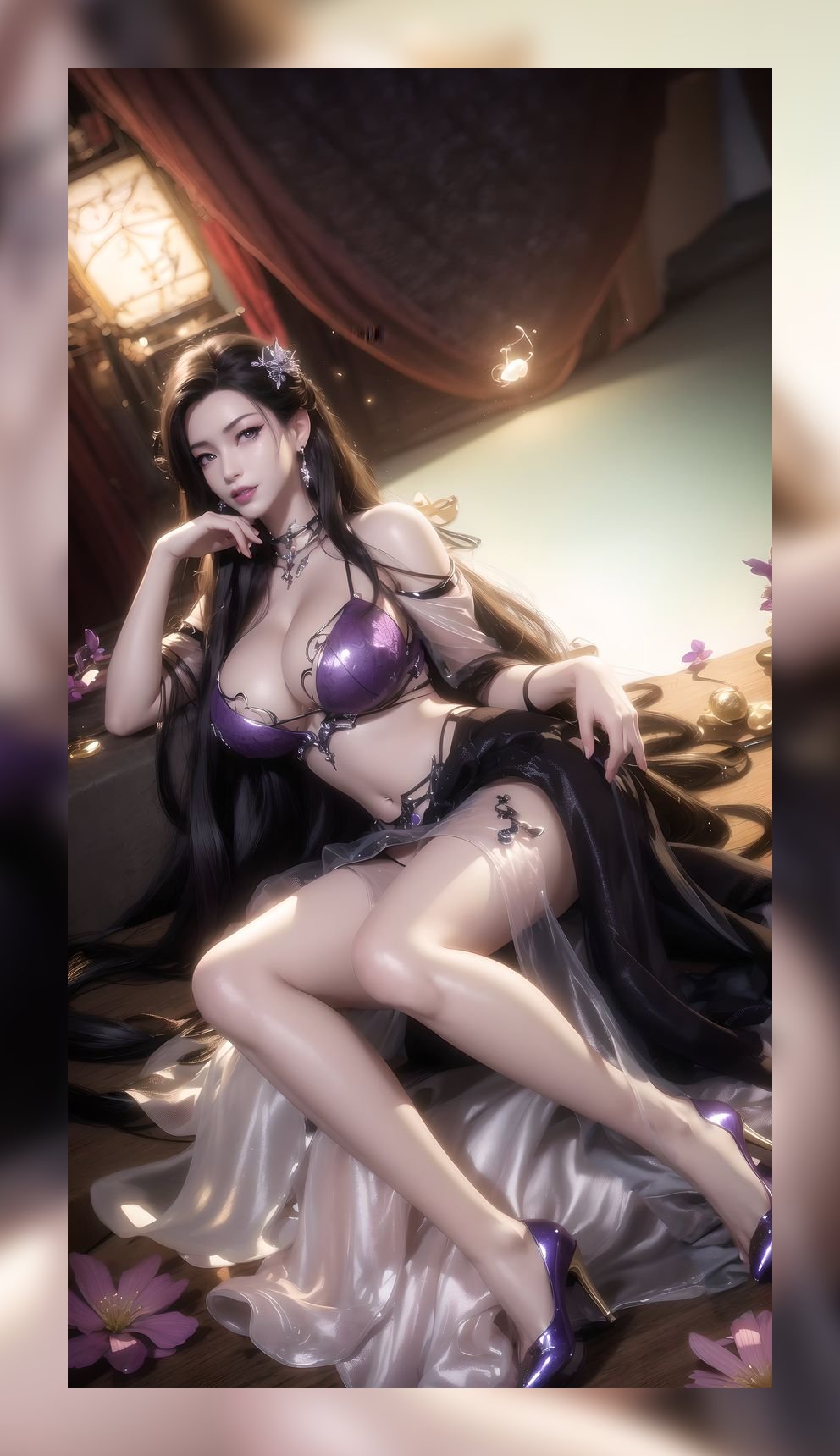 炫酷的ai绘画天行九歌潮女妖高质量6k整理打包