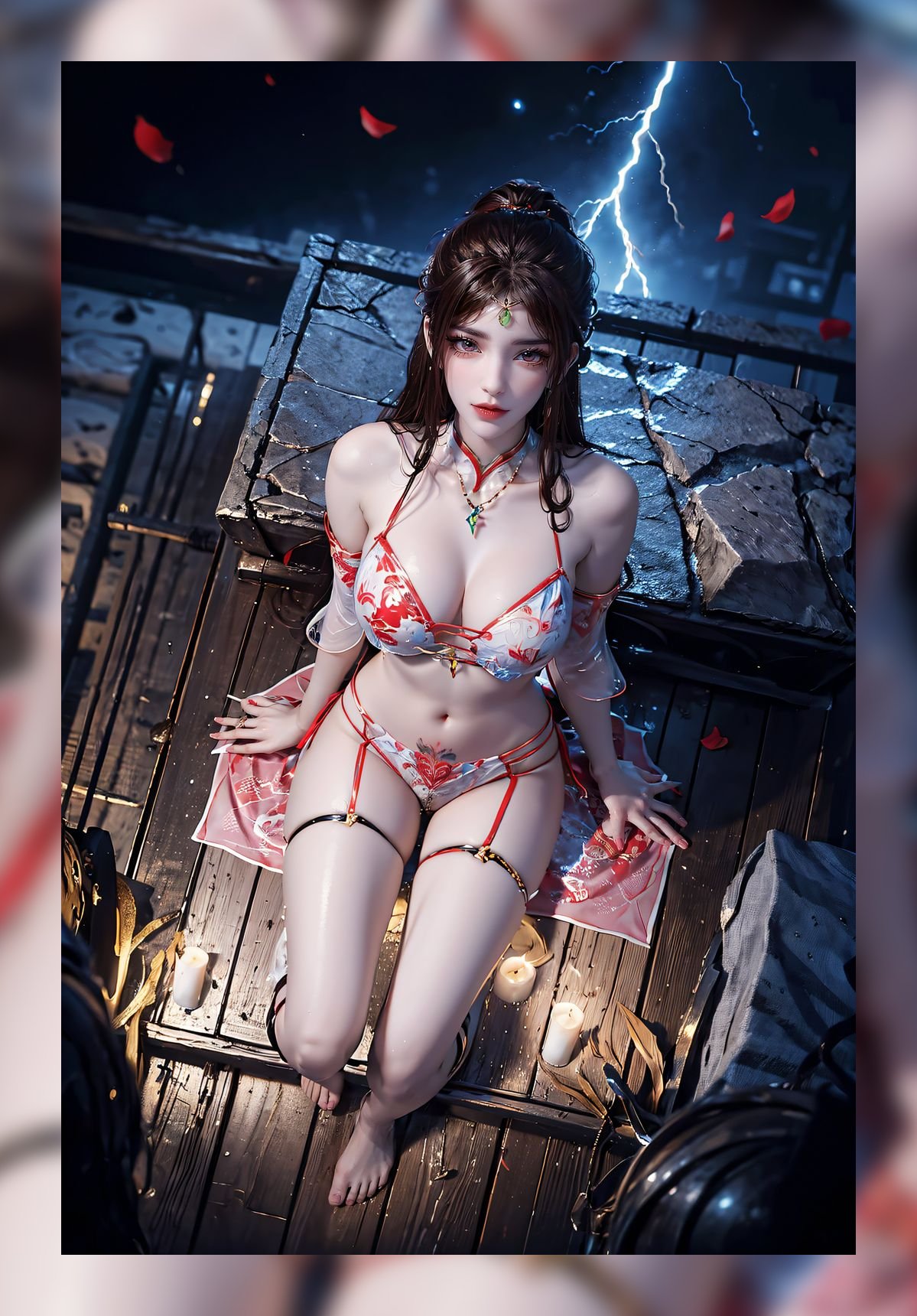 高品质ai壁纸完美世界红凰优质6k下载打包