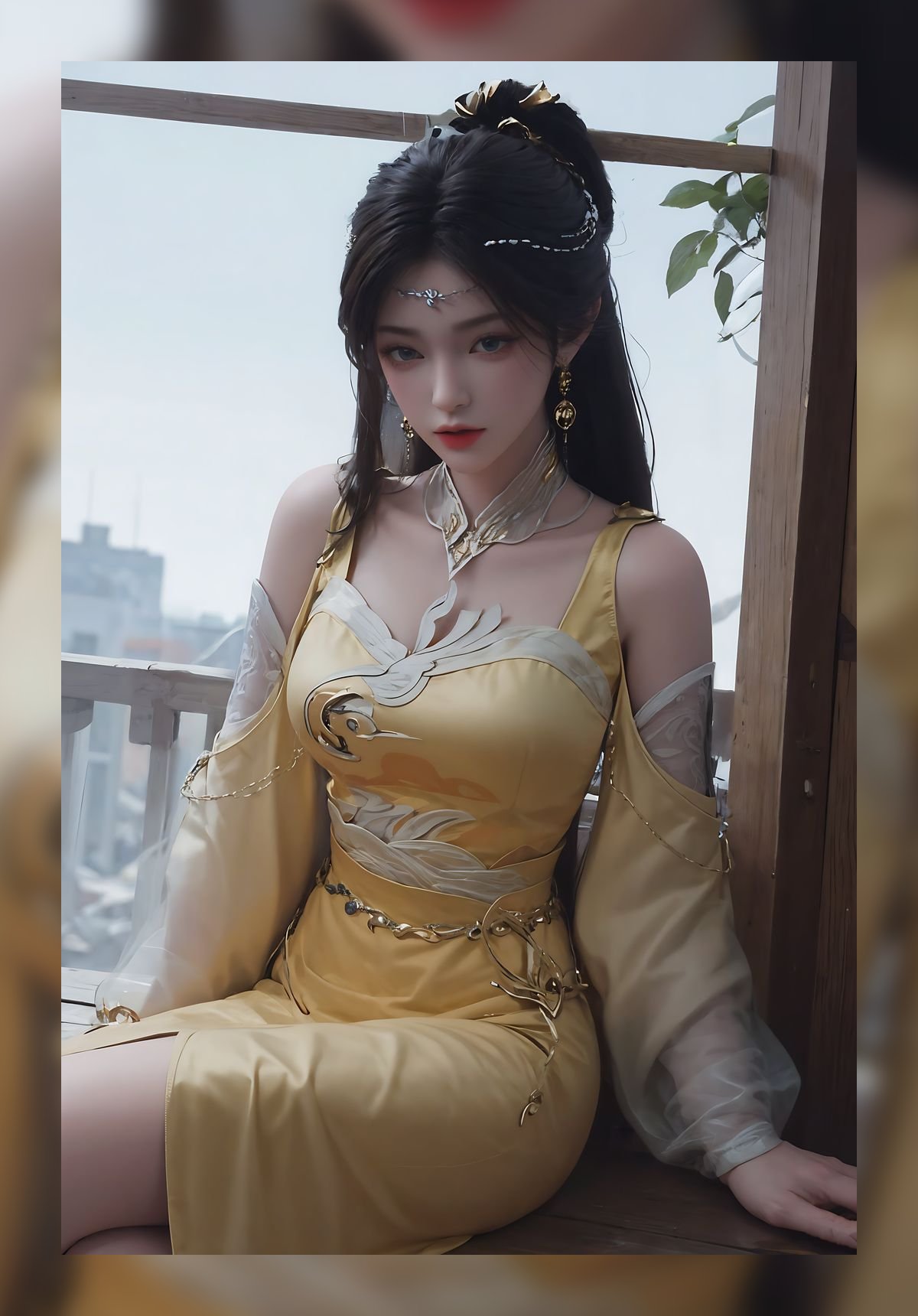 火热ai女神诛仙金瓶儿高分辨率8k壁纸下载