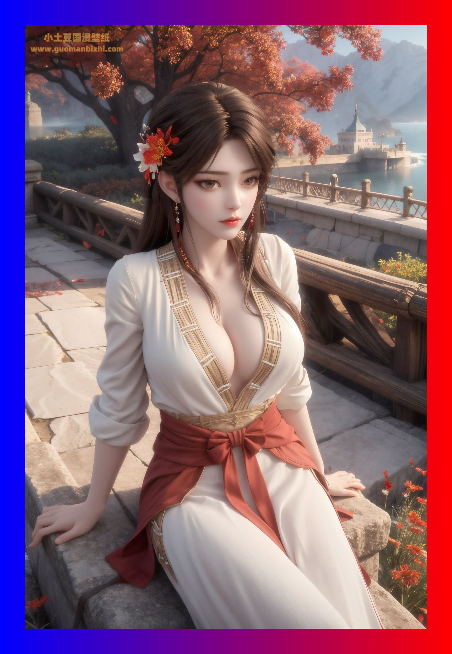 精美的ai壁纸完美世界火灵儿超清6k压缩打包