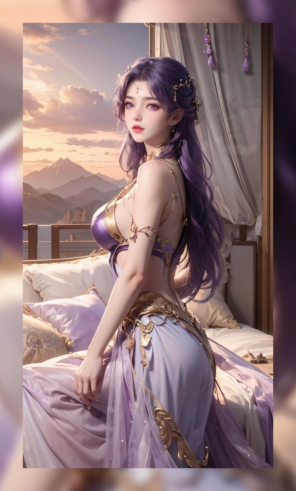 火爆ai作品完美世界云曦超清6k图包下载