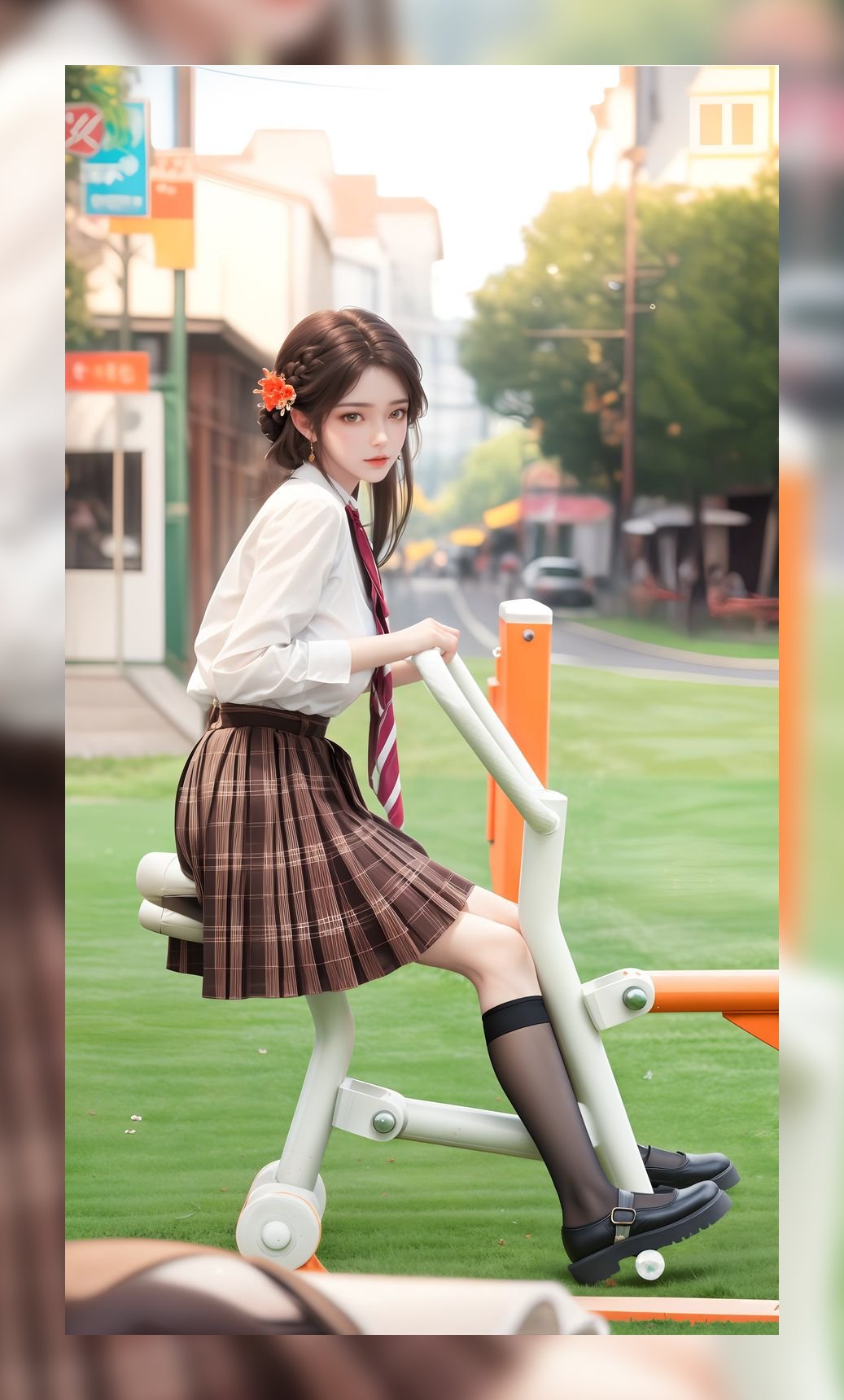 精致ai作品完美世界火灵儿超清4k壁纸下载