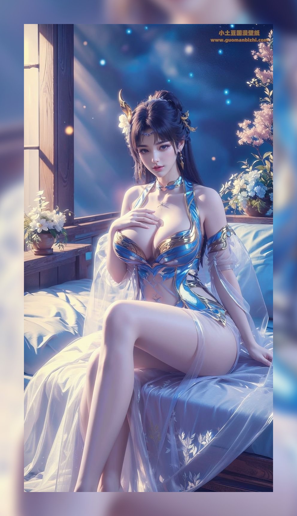 国潮ai女生大主宰九幽雀8k壁纸下载