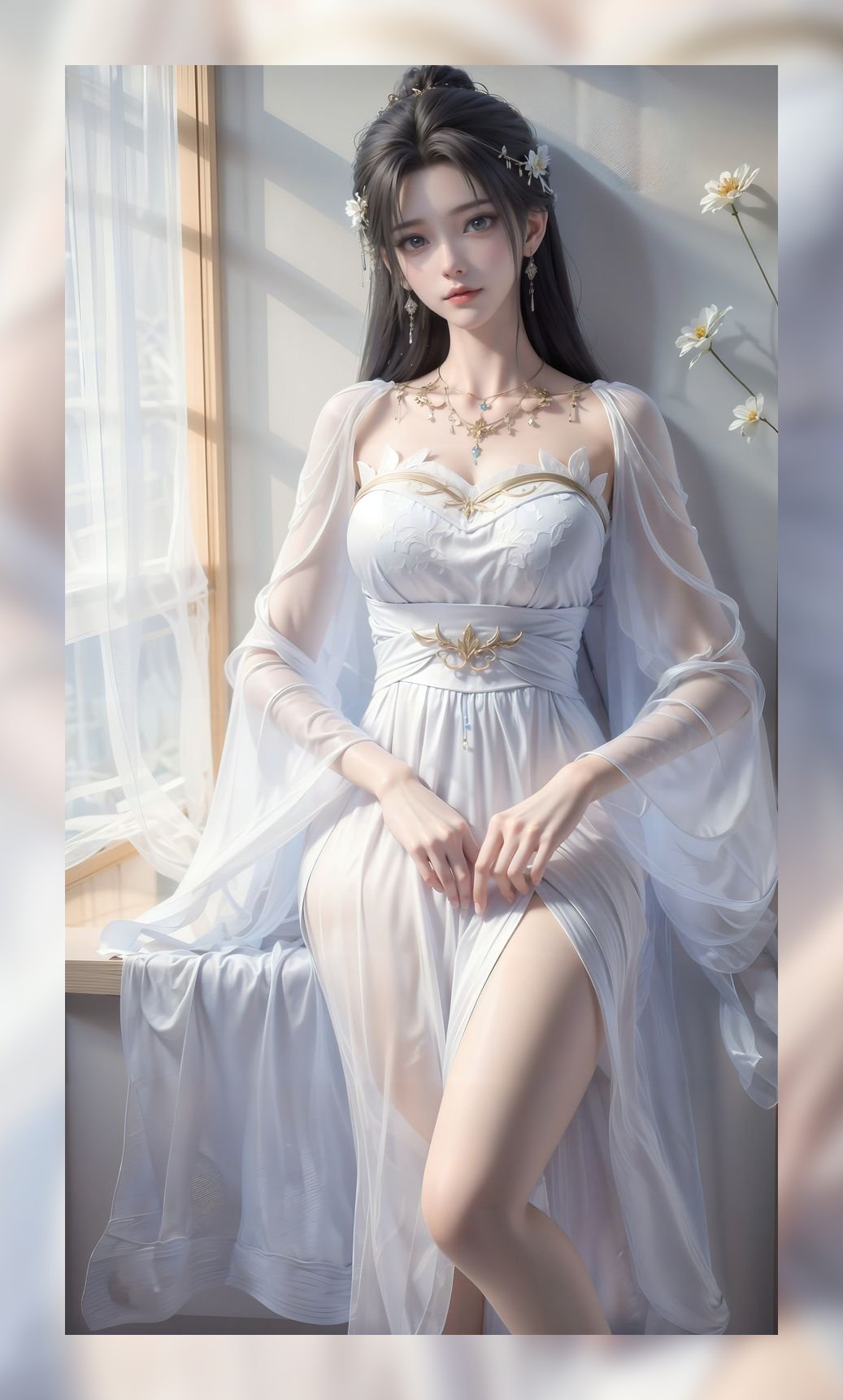 国风ai生成完美世界清漪高质量4k壁纸下载