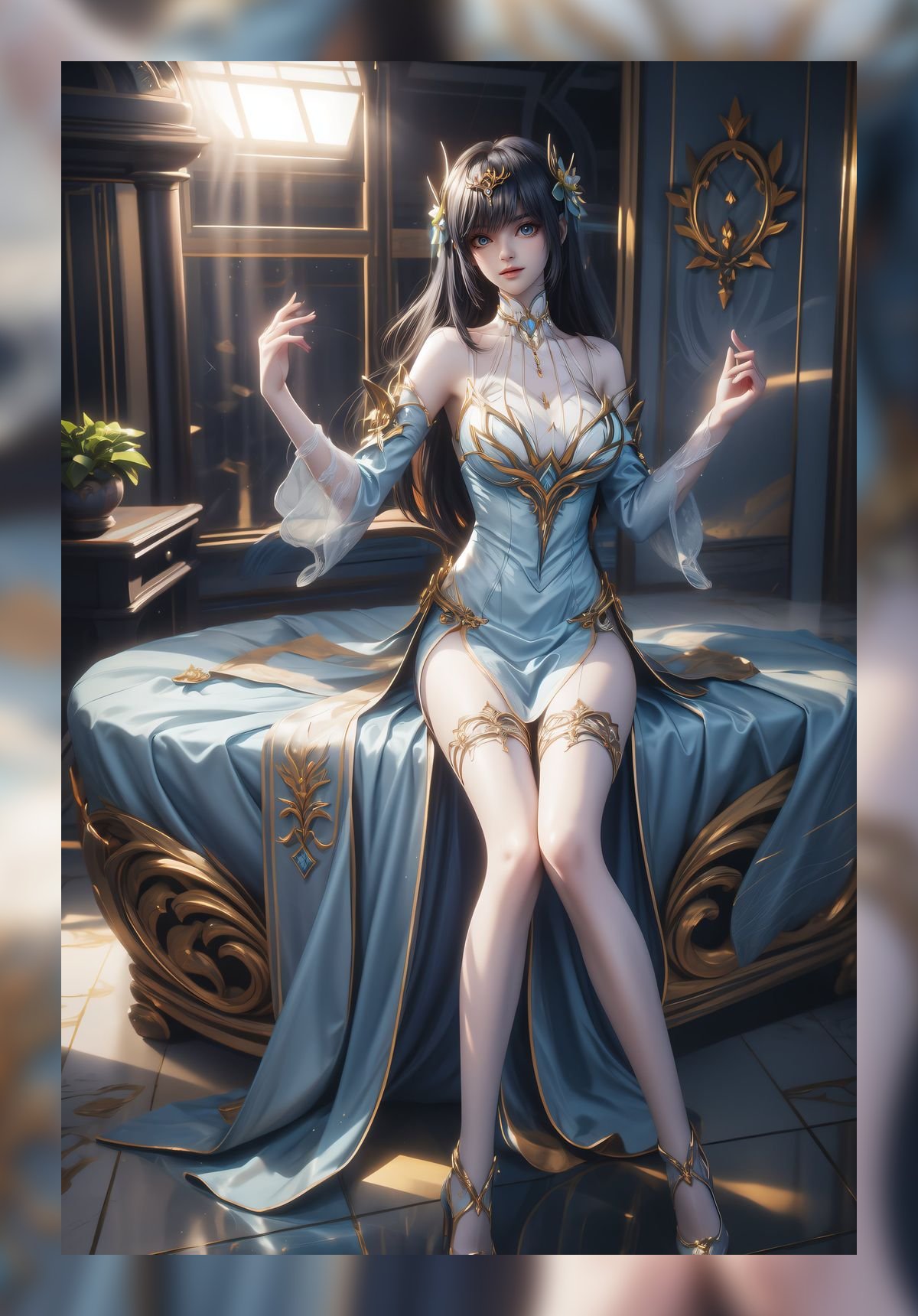 优秀的ai绘画神印王座枫玲儿优质6k打包壁纸