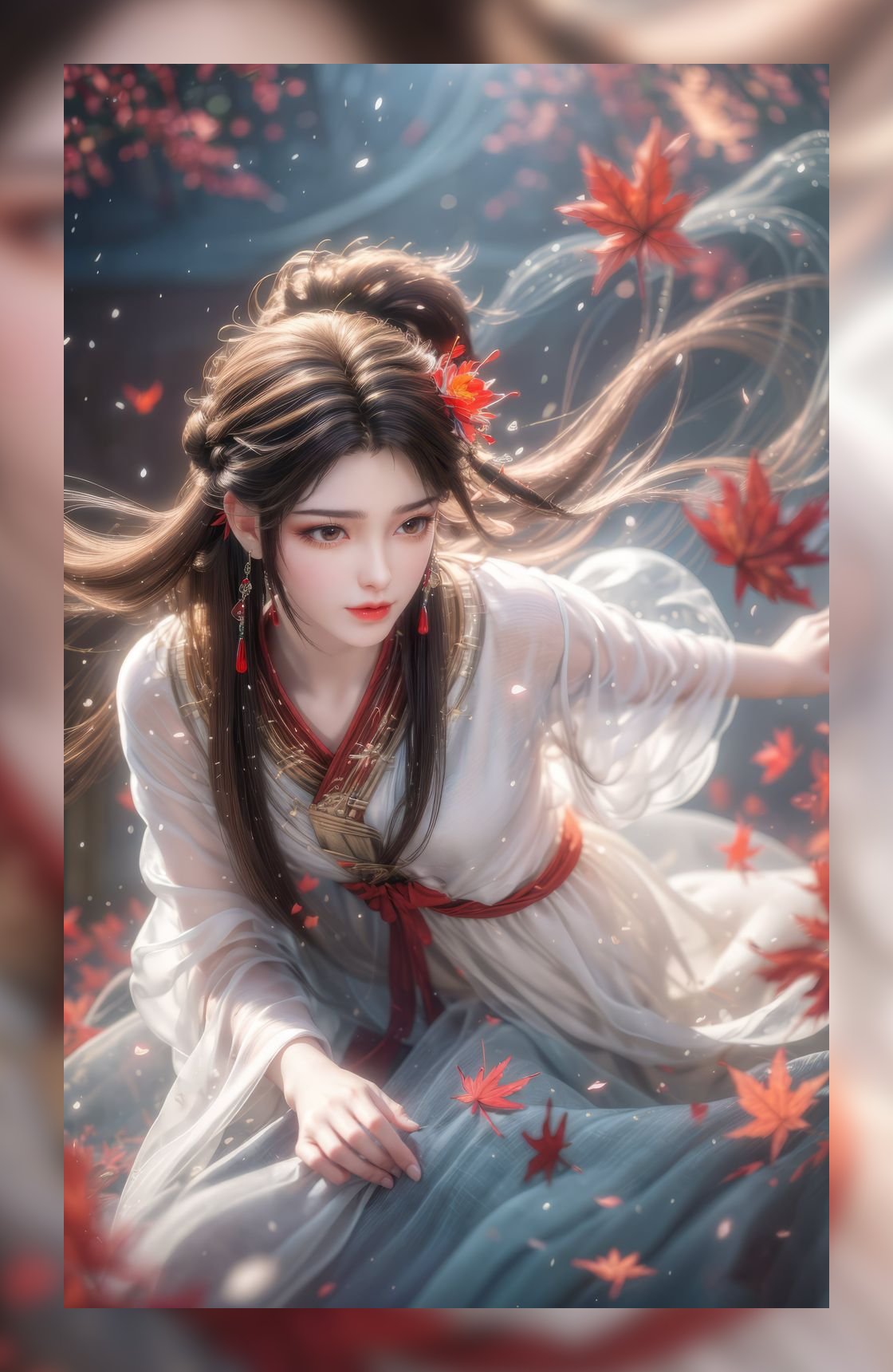 优秀作品ai美女完美世界火灵儿超清晰4k图包打包