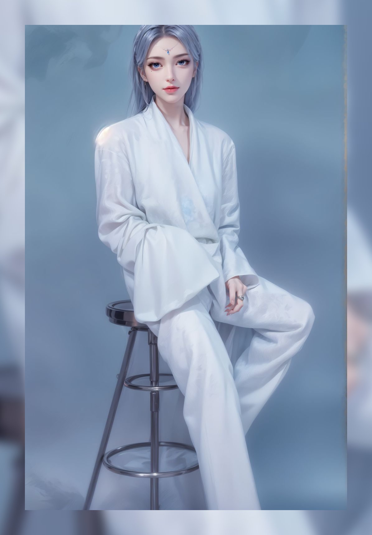 精致ai女神百炼成神宁雨蝶8k打包壁纸